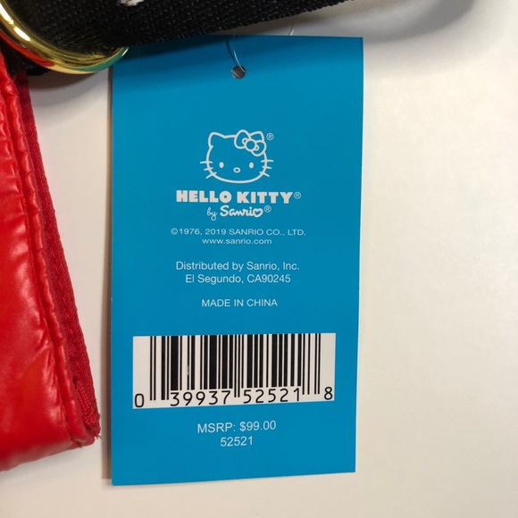 Hello Kitty Friends Around the World Red Handbag